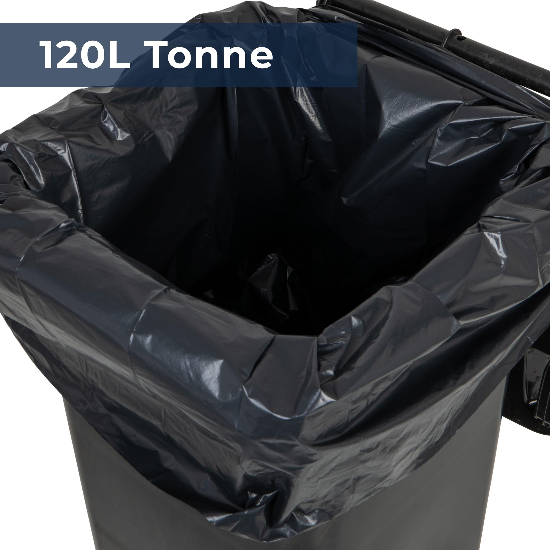 Toneco ® STARKE - Müllsäcke 240L - 500 Säcke - 100 x 125 cm - reißfest & dicht - Camping, Haushalt, Industrie - (10 bis 500 Säcke) (500)