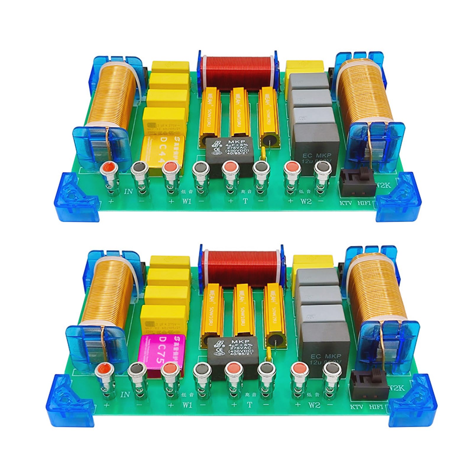 1000 W 3 vie Crossover Board, 1 alta e 2 divisori a bassa frequenza, altoparlante KTV palcoscenico, filtro, protezione docente