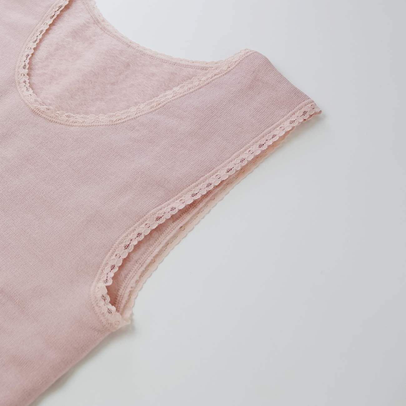 [もちはだ] ホットウェアー 3671 ベスト 女性用 レディース インナー 起毛 防寒 肌着 裏起毛 あったかインナー 温活 防寒