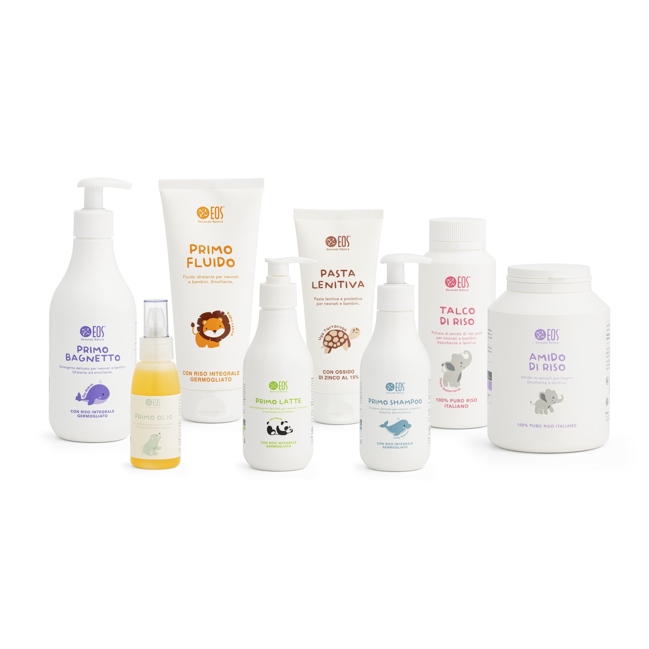 EOS NATURA Primo Olio – Confezione Doppia (2 x 75 ml) – Olio Idratante, Emolliente Massaggio per Neonati e Bambini – Oli di Crusca di Riso, Calendula e Mandorle Dolci – Il Mondo di Babu - 75 ml