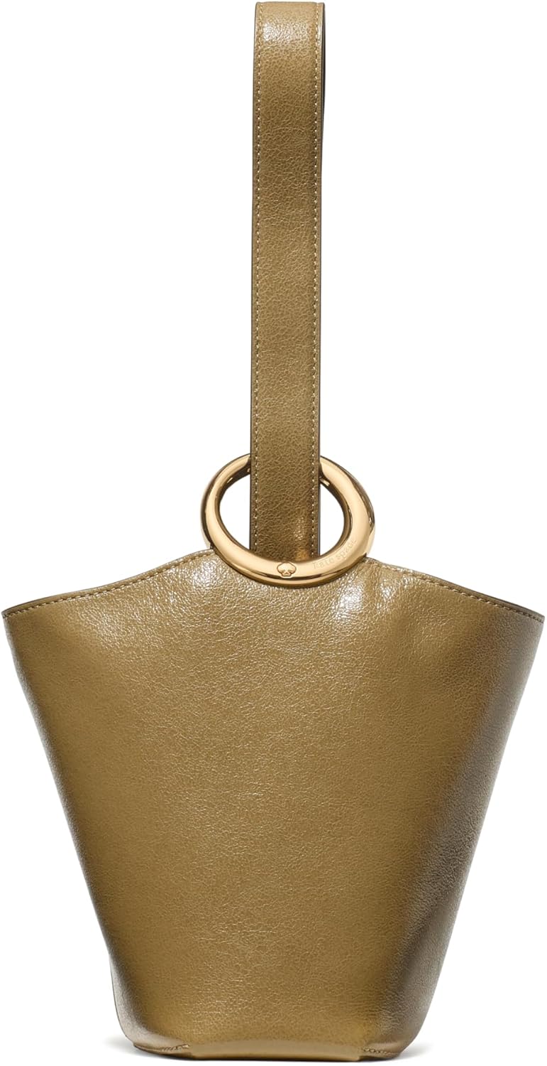 Kate Spade New York Halo Glazed Leather Mini Bucket