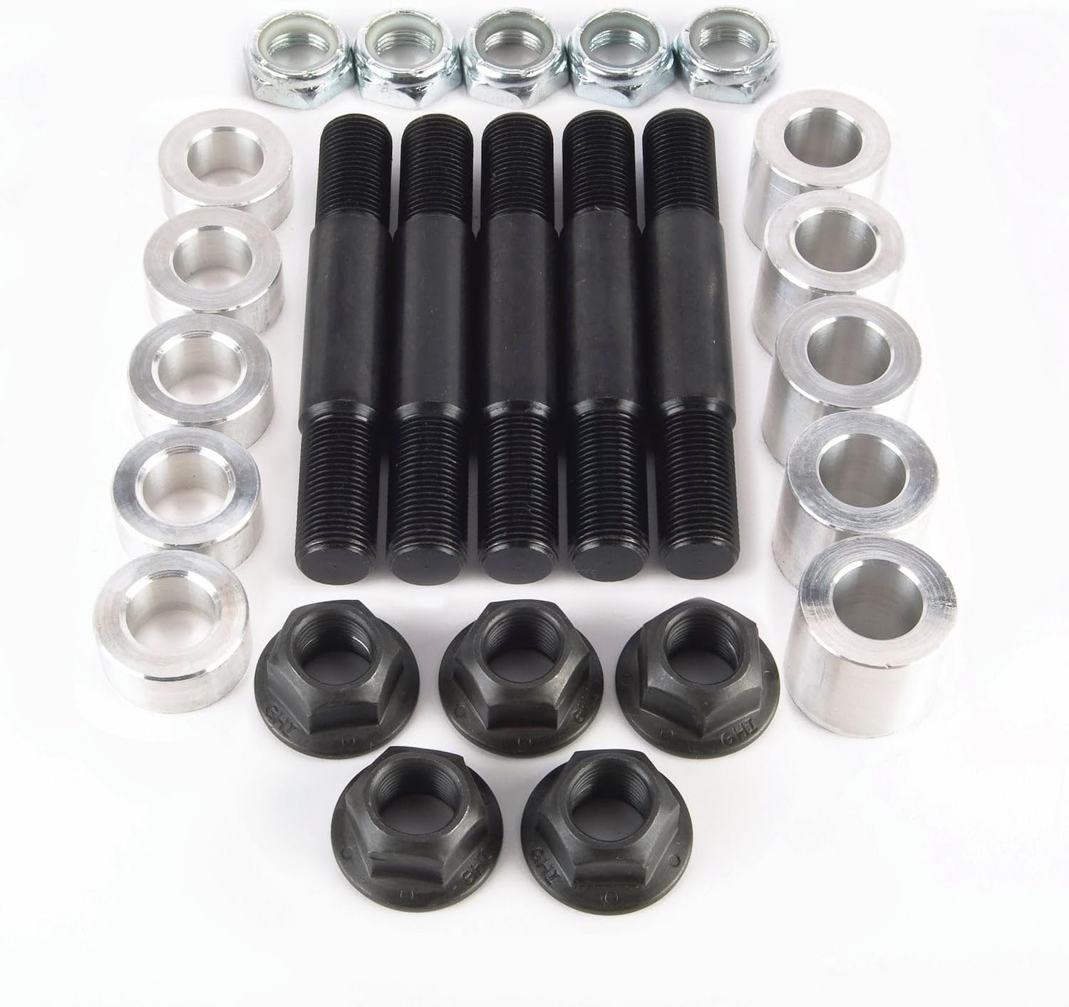 JEGS Screw-In Wheel Studs | 5/8� - 18 Thread x 4-3/8� Long | Made In USA | 5 Studs Per Package | Fits Aftermarket Axles With 5/8"-18 Threads
