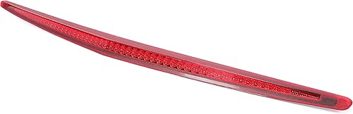 Miniatura 4 de KUAFU Tercera luz de freno LED trasera compatible con Cadillac DTS 2006-2011 lámpara de freno de montaje alto, lente roja y carcasa cromada