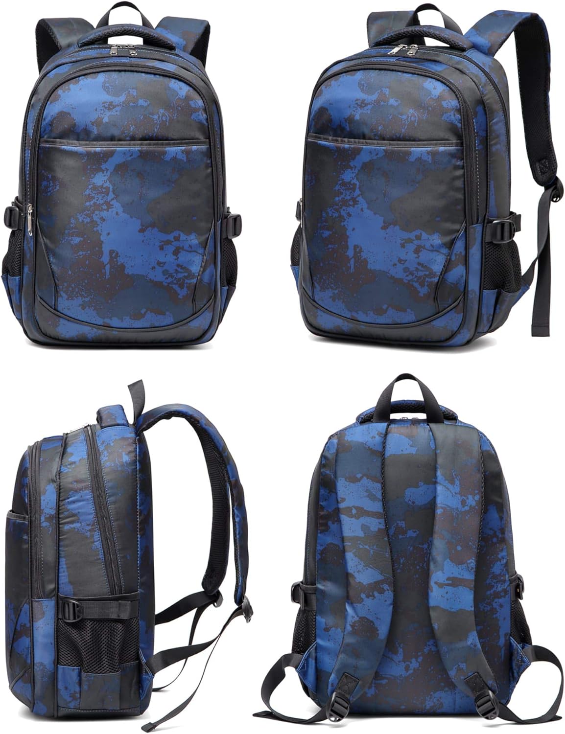Kids Backpack for Boys Elementary School Bags Camouflage Durable Kindergarten Bookbags (Blue Camo): Clothing, Shoes & Jewelry