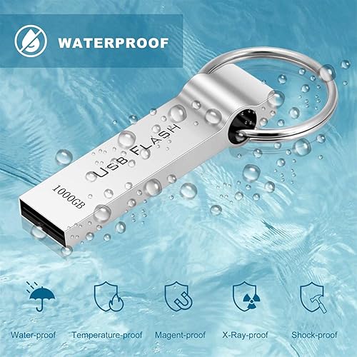 Miniatura 2 de Aogamb Unidad flash de 1 TB USB 30 Unidad flash de alta velocidad Memoria USB Drive impermeable Jump Drive Ultra Large Data 1000 GB para