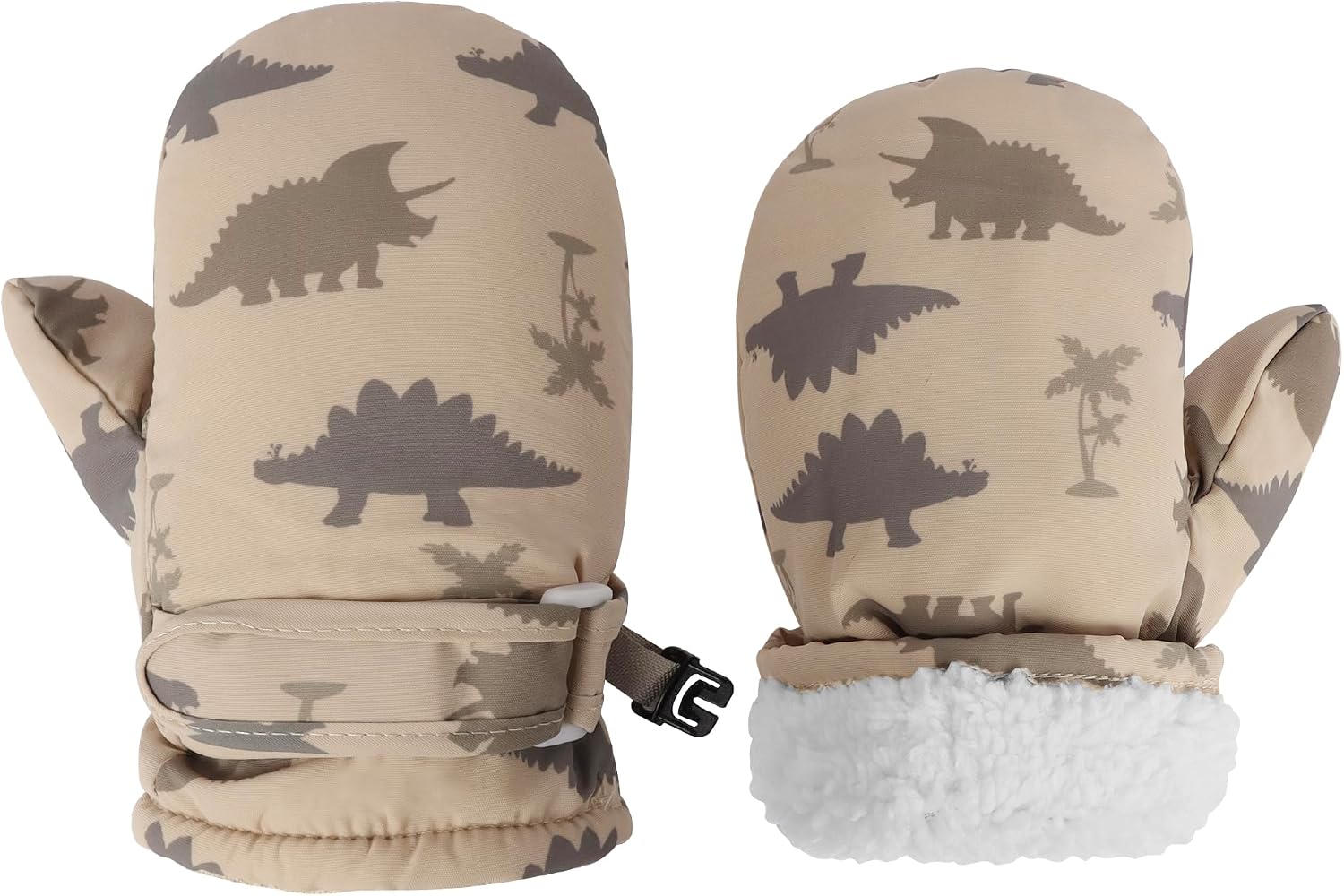 Toddler Mittens Lined Fleece Snow Gloves for Boys Girls Kids Winter Ski Gloves Baby Mittens