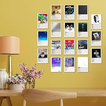 BTS アルバムセット グッズ　ポスターまとめ売り BTS Posters Pack of 18 (14.8 x 10.5 cm) 300 GSM | Minimalist