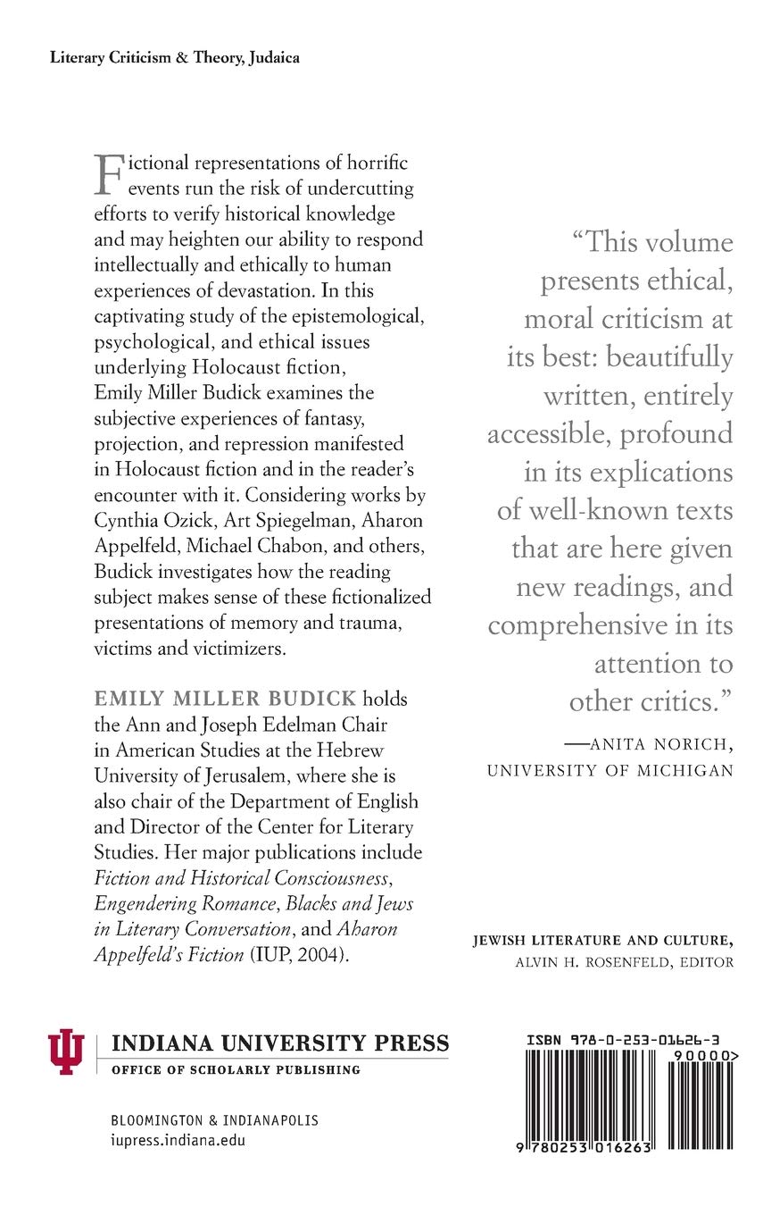 Subject of Holocaust Fiction (Jewish Literature and Culture)