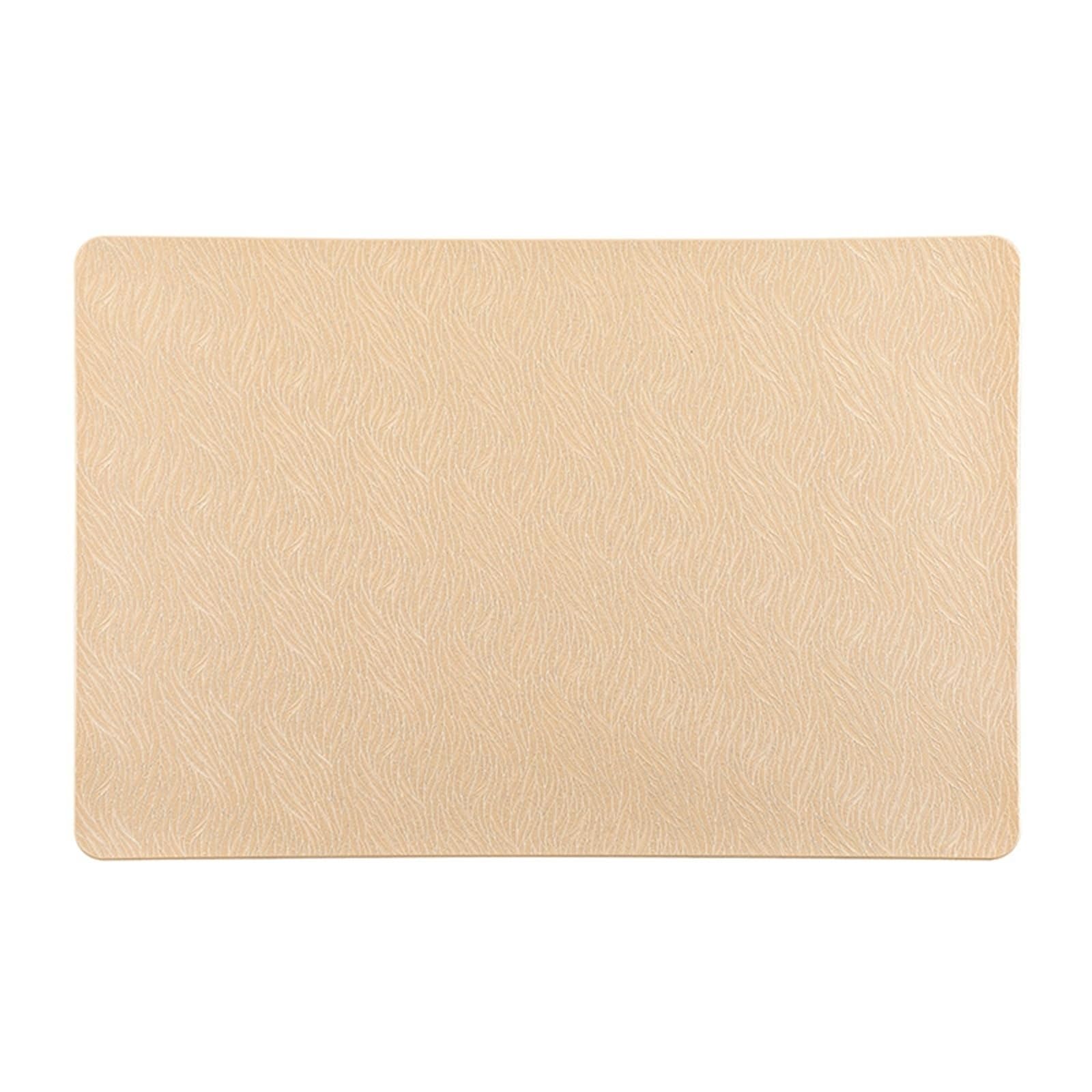 Sets de table rectangulaires flocons d'avoine lavables pour protéger votre table