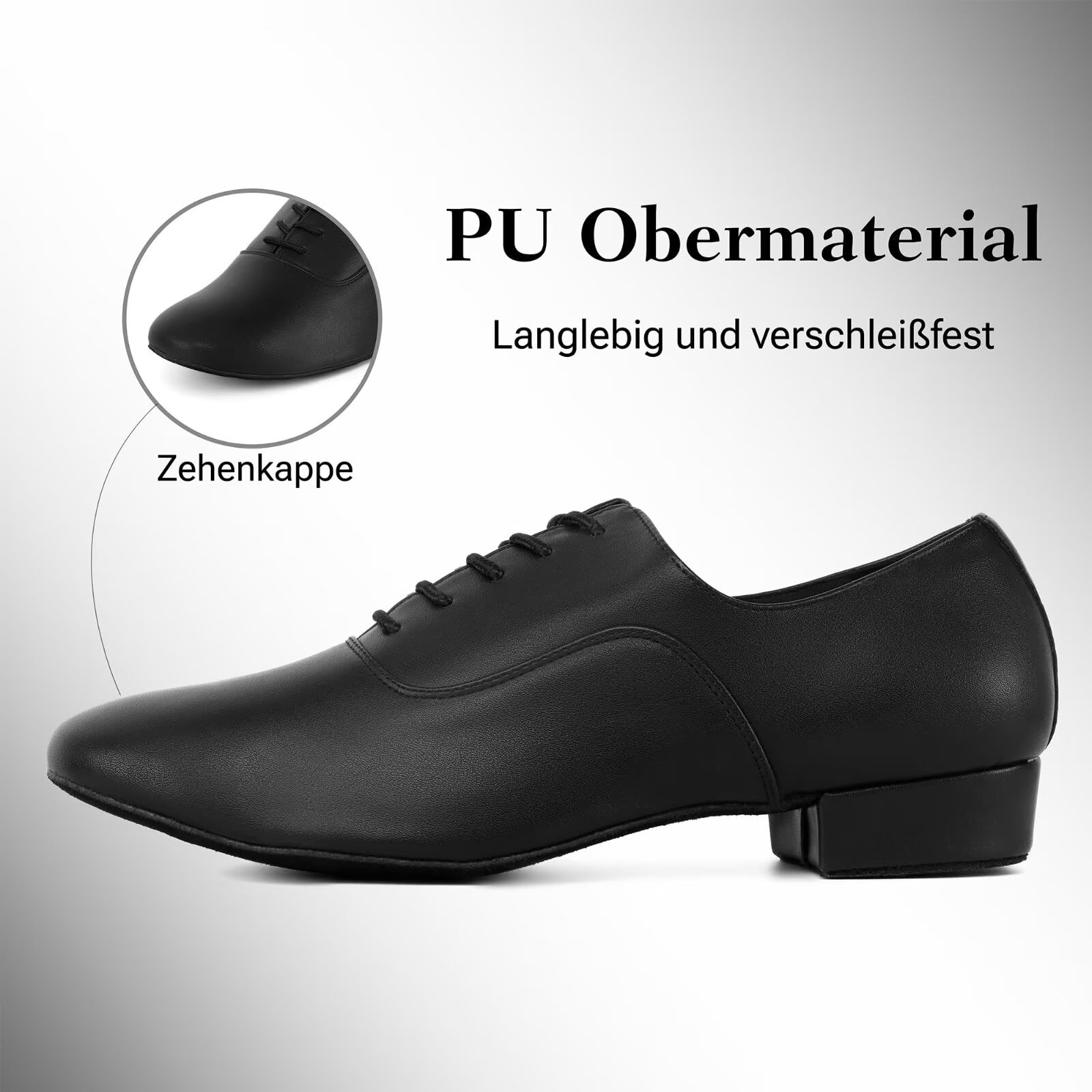 Chaussures de danse pour homme - Noir - Chaussures de danse standard - Pour salsa, tango