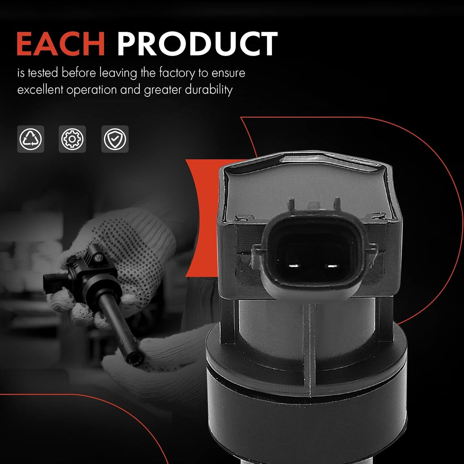 A-Premium Engine Ignition Coil Packs Compatible with Hyundai Santa Fe Sport 2013-2015 Sonata 2011-2014 Kia Optima 2011-2015 Sportage 2011-2016 L4 2.0L 4-PC Set