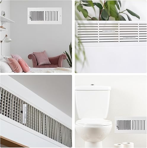 Miniatura 5 de Weysat Ambientador de aire para toda la casa, 6 unidades, difusor pasivo esencial, clips de ventilación, colocación más fácil, filtro de horno HVAC,