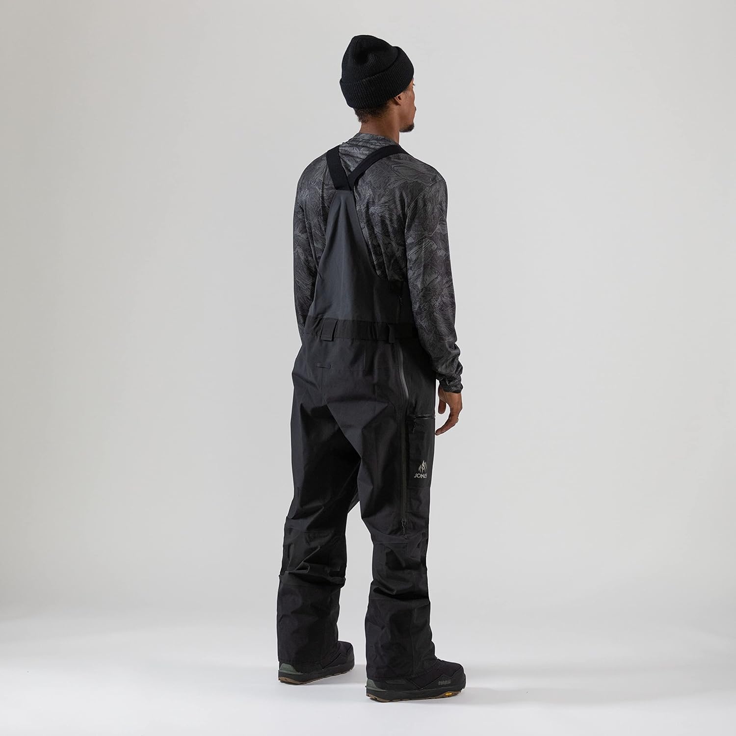 JONES ジョーンズ スノーボード ウエア ビブ パンツ ブラック Mサイズ