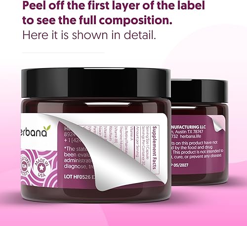 Miniatura 2 de Fórmula capilar para hombres y mujeres, 30 cápsulas - 23 ingredientes activos para un crecimiento y grosor más rápidos del cabello con biotina 6000