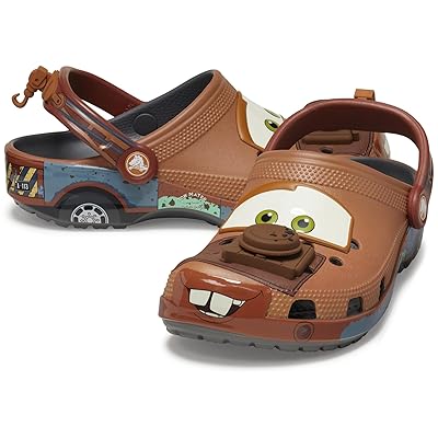 Crocs Cars Mater Classic Clog Shoes Slate Grey
