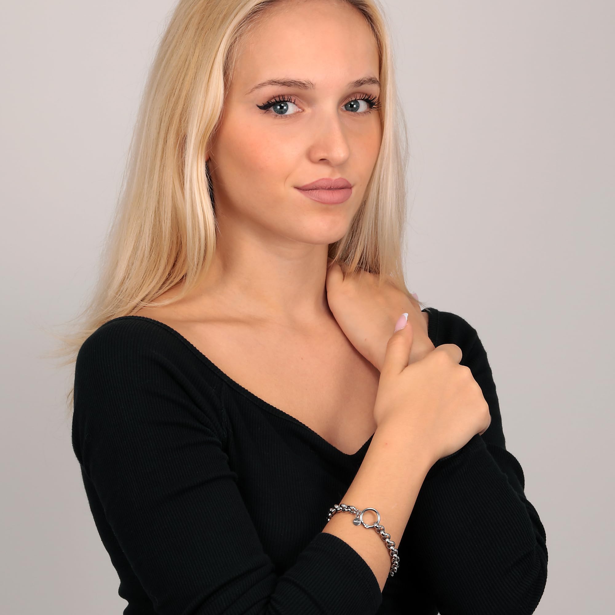 MORELLATO DROPS Bracciale Donna in Acciaio, Cristalli - SCZ1152