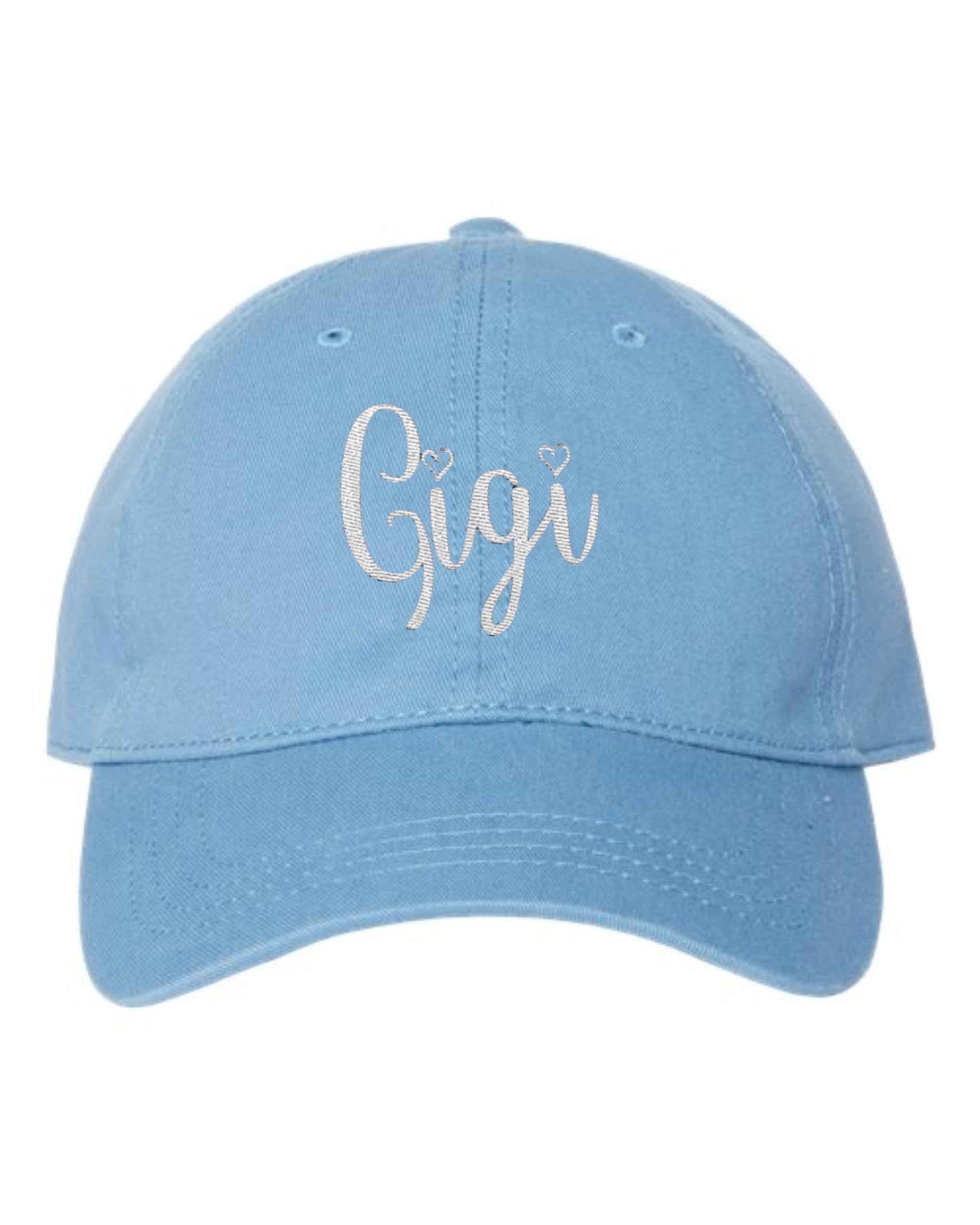 One Size Sky Blue Dad Gigi Gift Idea Grandma Aunt Embroidered Hat
