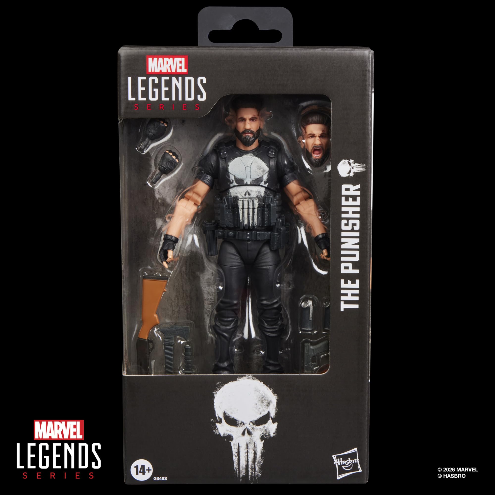 Marvel Legends Series Punisher, Figurine de Collection Punisher de 15 cm