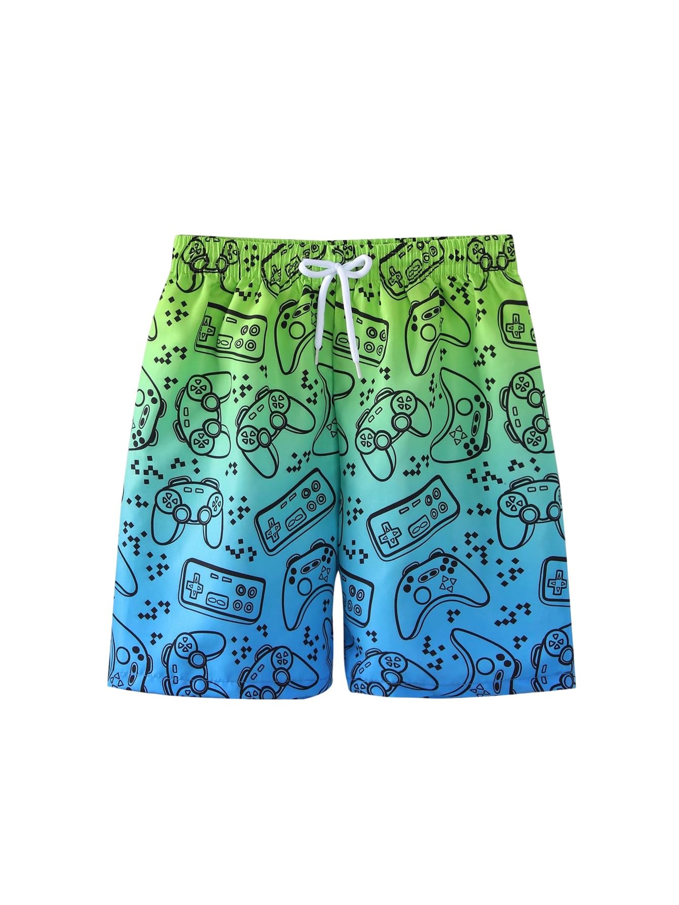 Floerns Traje de baño de verano para niño, diseño de helado, con cordón en la cintura