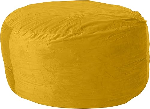 Miniatura 345 de Chill Sack - Funda para puf Microgamuza - Carbón - Solo funda,Microsuede - Chocolate - Solo funda,Microsuede - Azul marino - Solo funda,Guijarro -