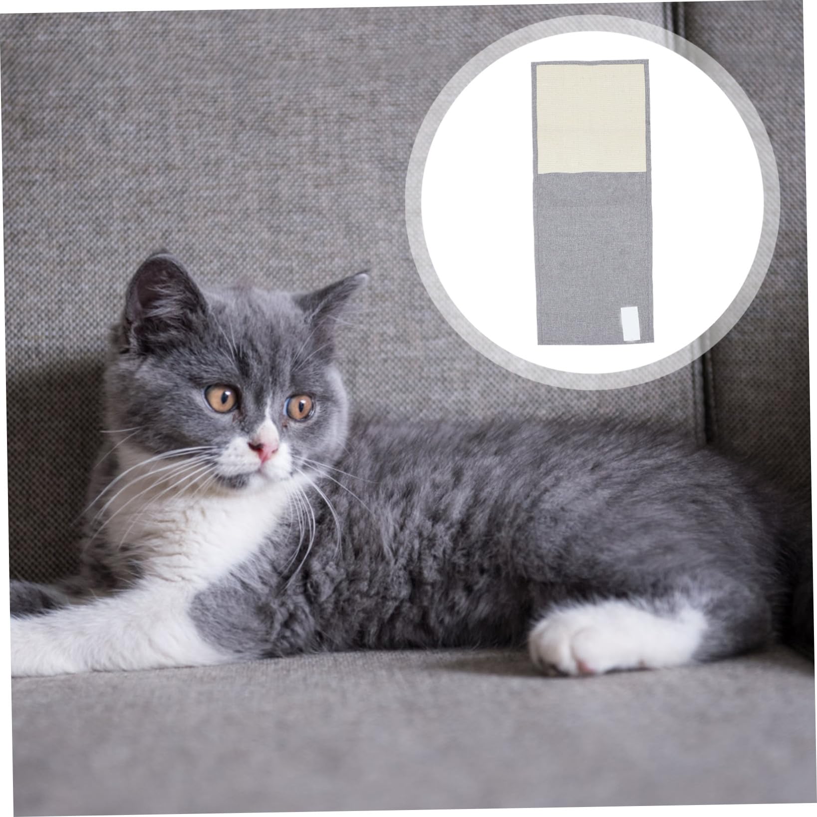Cubierta Antirayaduras de Sisal para Sofá y Gatos, Protección | Reposabrazos, Uso en Casa y Habitación, Suministros para Mascotas, Diseño Garra
