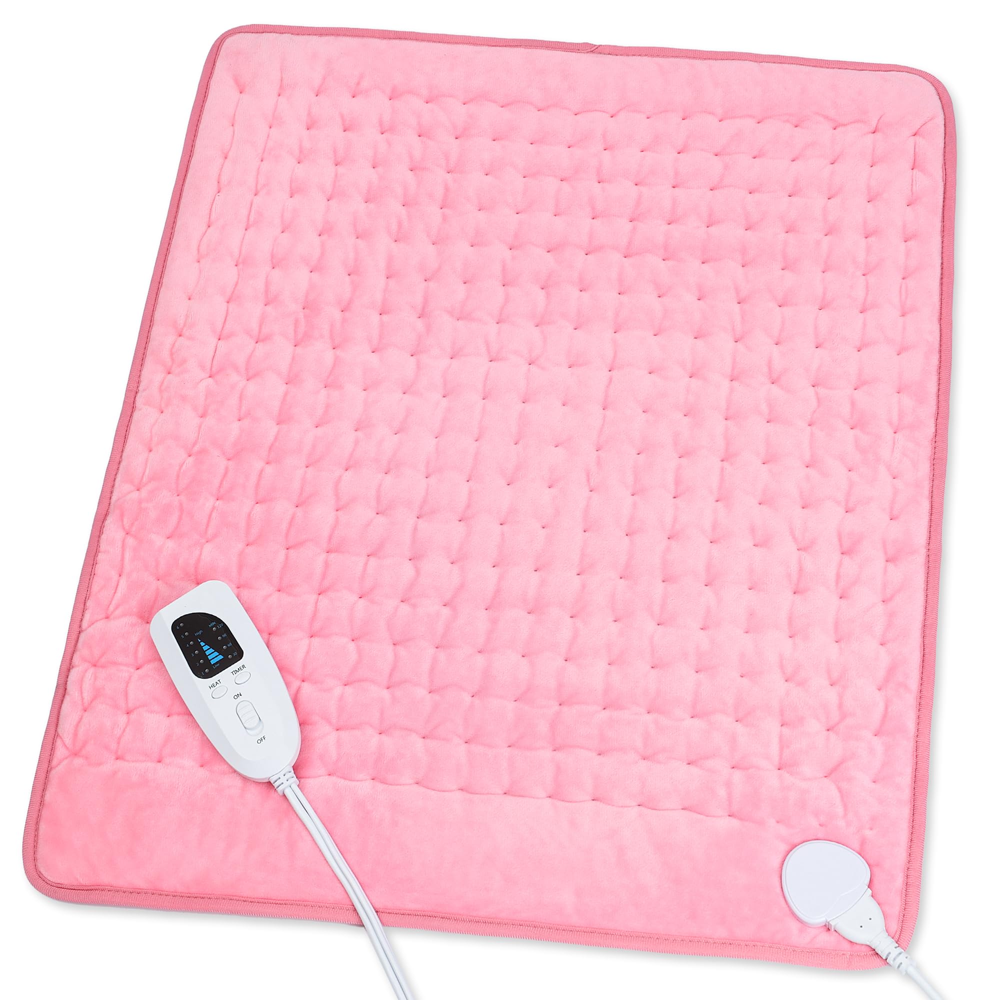 Heating Pad,Electric Heating Pads,Heating Pad for Back,Pink,24x20 Inch