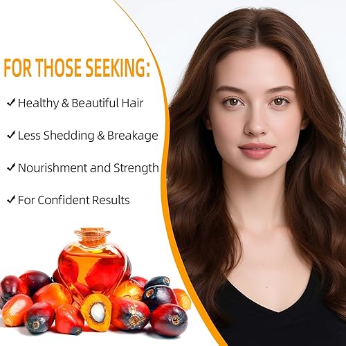 Miniatura 4 de Aceite de batana 100% puro y natural para el crecimiento del cabello, fortalece el cabello, reduce la rotura y la pérdida de cabello, mejora el