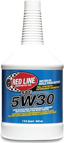 Red Line 15304 SAE 5W30 Fully Synthetic Motor Oil - 1 Quart (12 Pack)