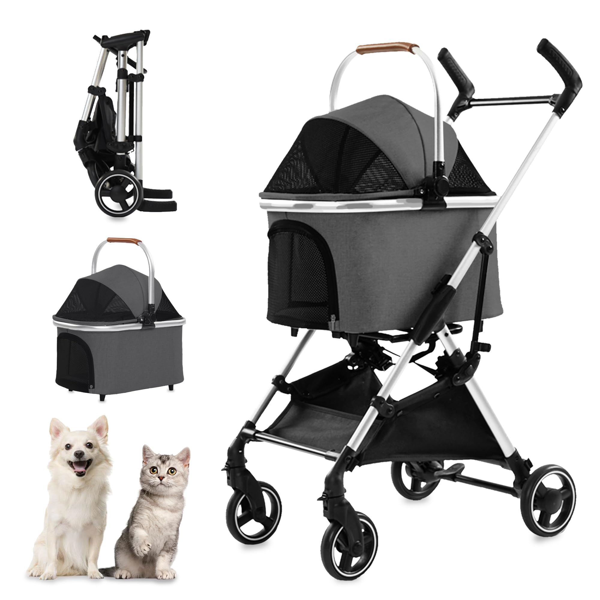 Amazon.co.jp: ペットカート 小型犬用カート 犬 バギー ミニペット用 