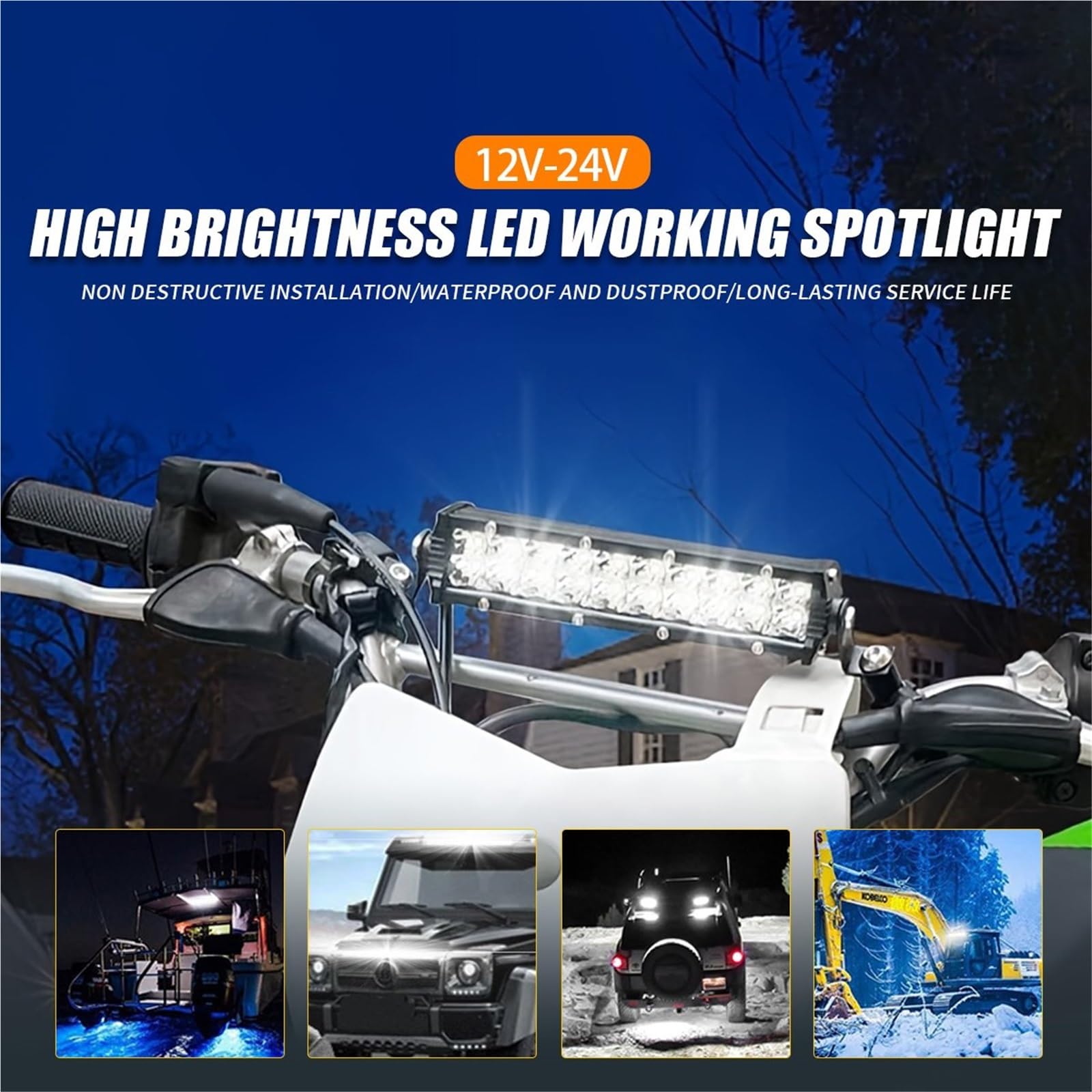 LED Fendinebbia Per Suzuki Per RM85 Per RMZ250 Faro Moto