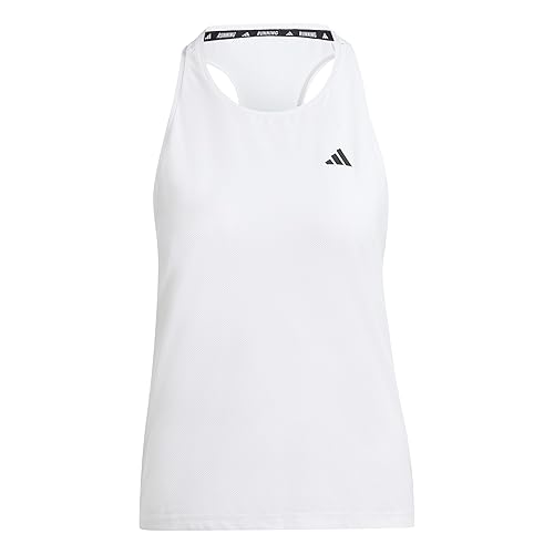 adidas Womens Own The Run Athletic Mesh Tank Top