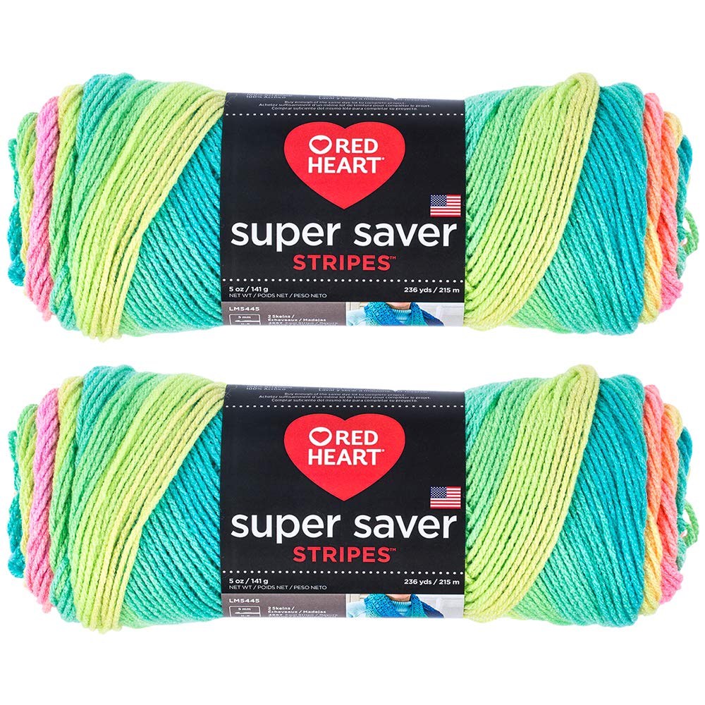 Super Saver 2 x 5oz Retro Stripe Wool