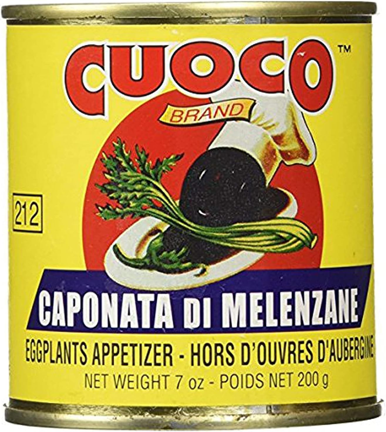 Cuoco - Imported Italian Eggplant Caponata, (4)- 7 oz. Cans