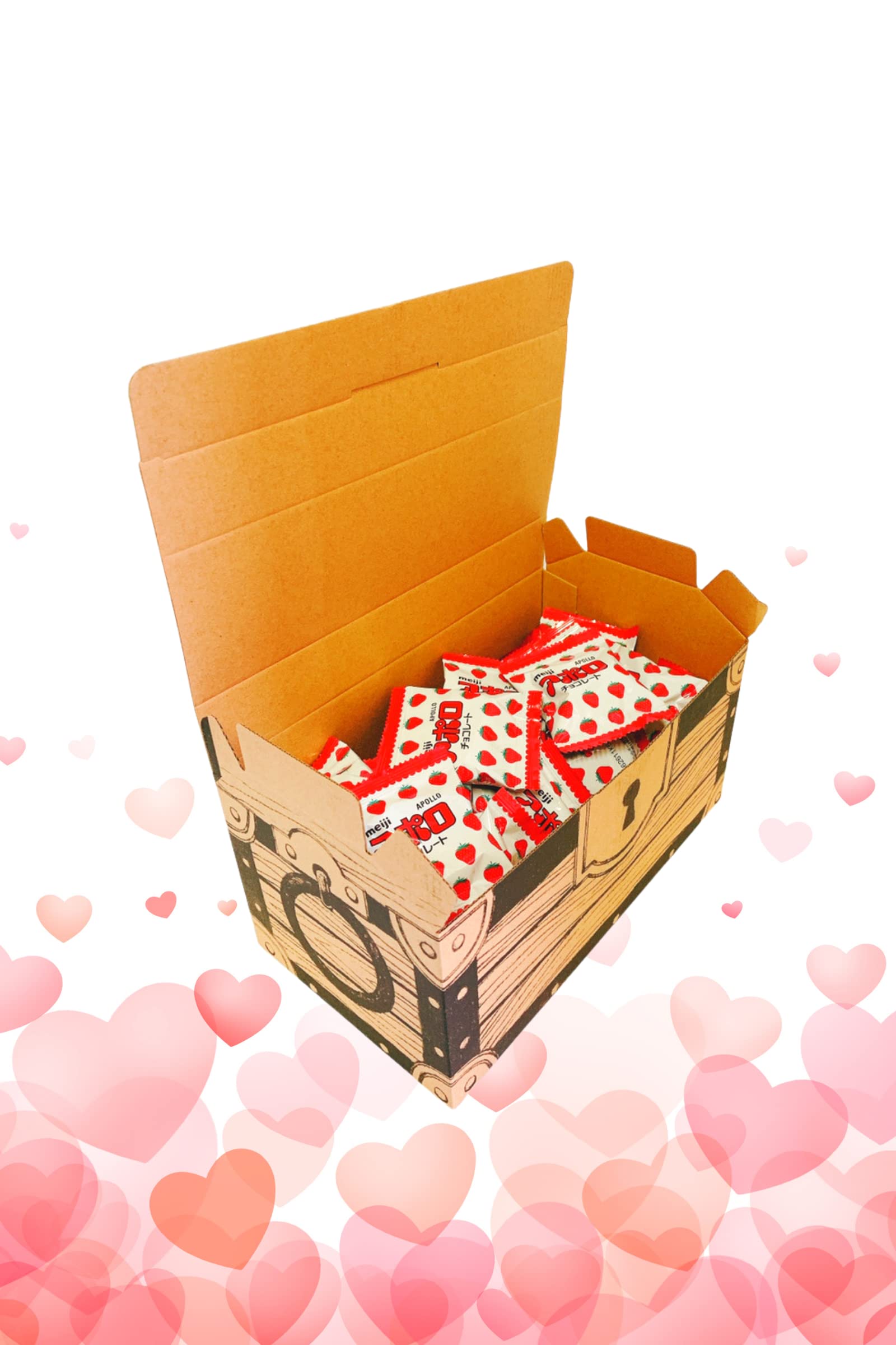Amazon | 明治 アポロ 宝箱 40袋入 675g チョコレート (アポロ宝箱 