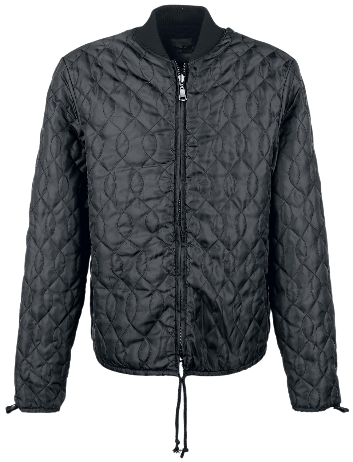 Black Premium by EMP Hombre Chaqueta negra de invierno con chaqueta interior desmontable