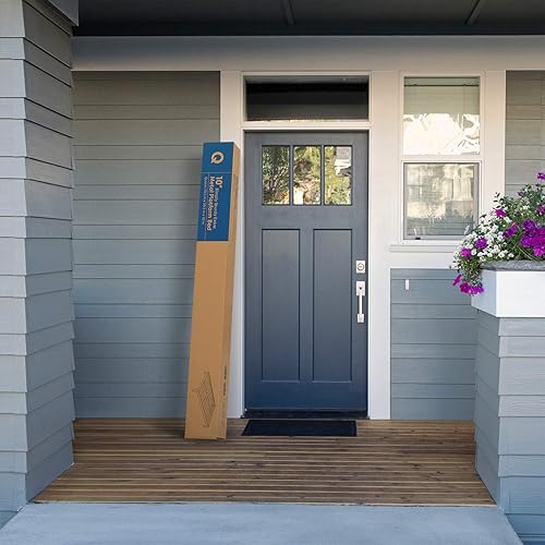 Miniatura 7 de Mellow Base de cama de metal resistente de 10 pulgadas, soporte de listones de madera, base de colchón (no necesita somier), matrimonial, color negro