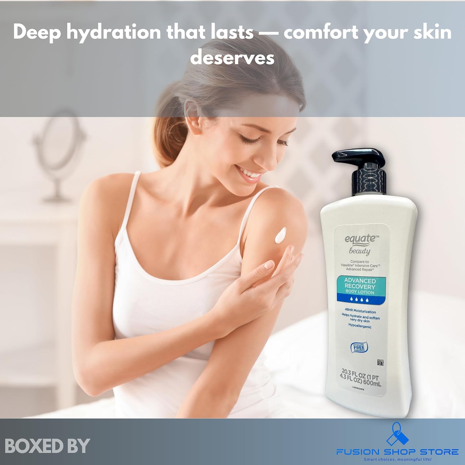 Body Lotion Advanced Repair- Intensive Care 20.3 fl oz (Pack of 1), Boxed By Fusion Shop Store