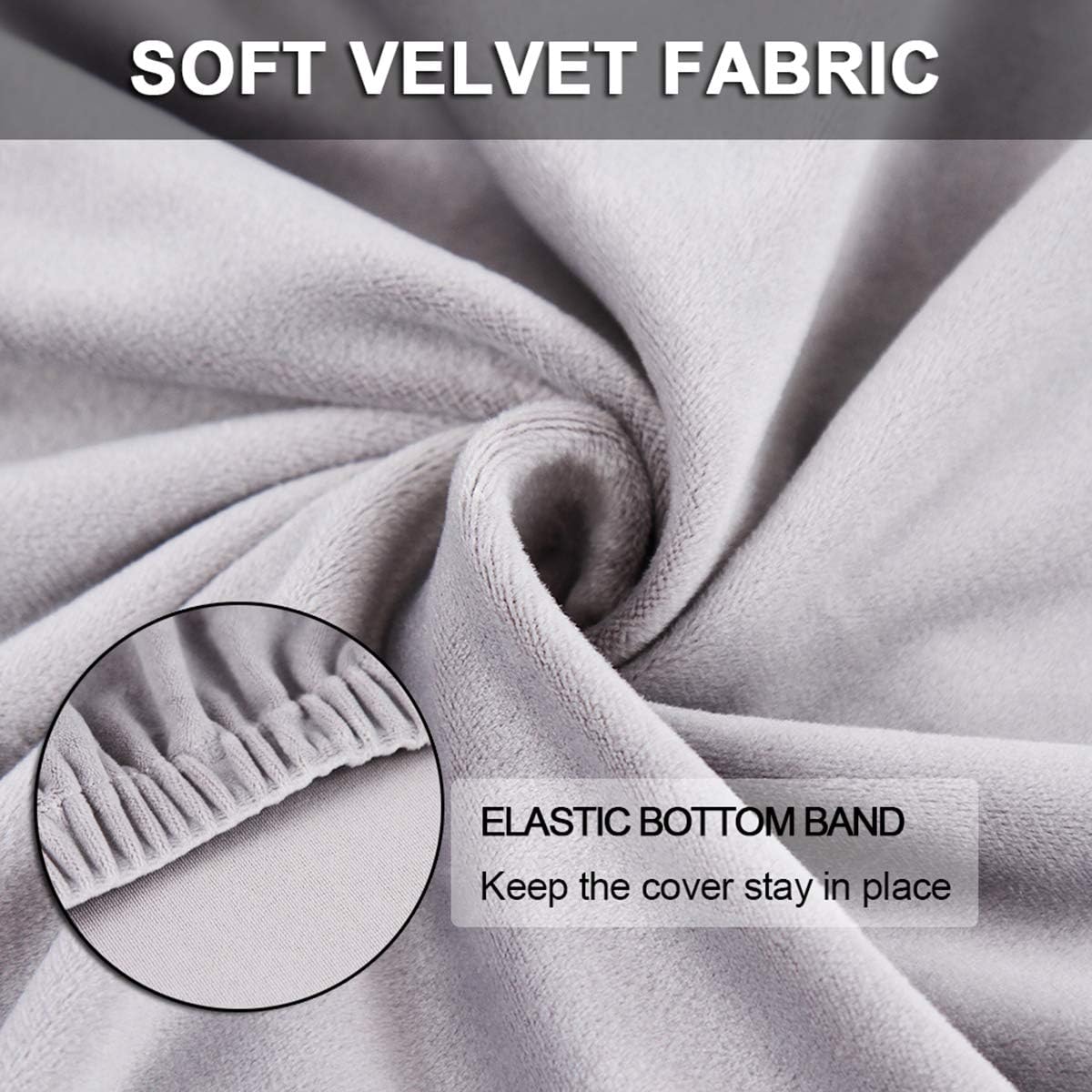 Up To 60% OFF WOMACO Bar Stool Cover Stretch Counter Stool Pub Chair Slipcover with Back Velvet Plush Cafe High Barstools Chairs Protector for Kitchen Dining Room (Navy, Set of 2)