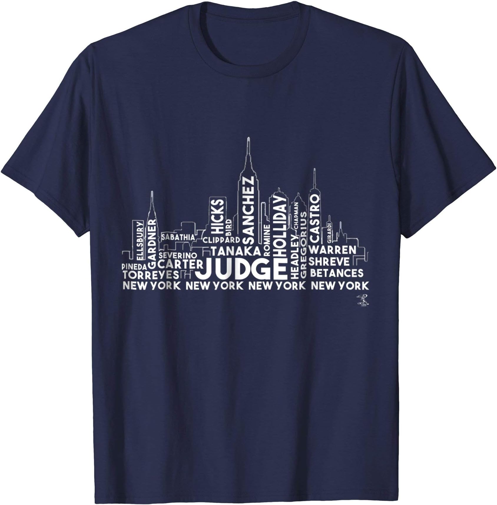 FanPrintAaron Judge Skyline T-Shirt - Apparel T-Shirt