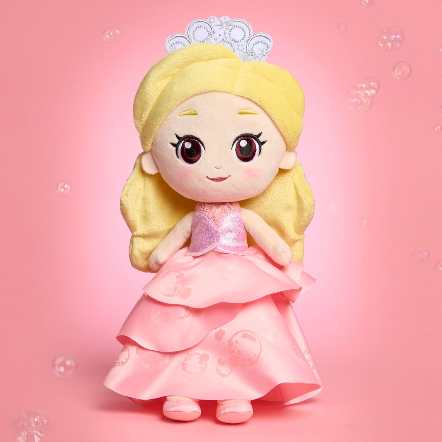WICKED Universal Small 14-inch Plush Glinda Doll, Amazon Exclusive, Toy for Fans, Collectors, Teens, Girls, Kids, Ages 3 and Up