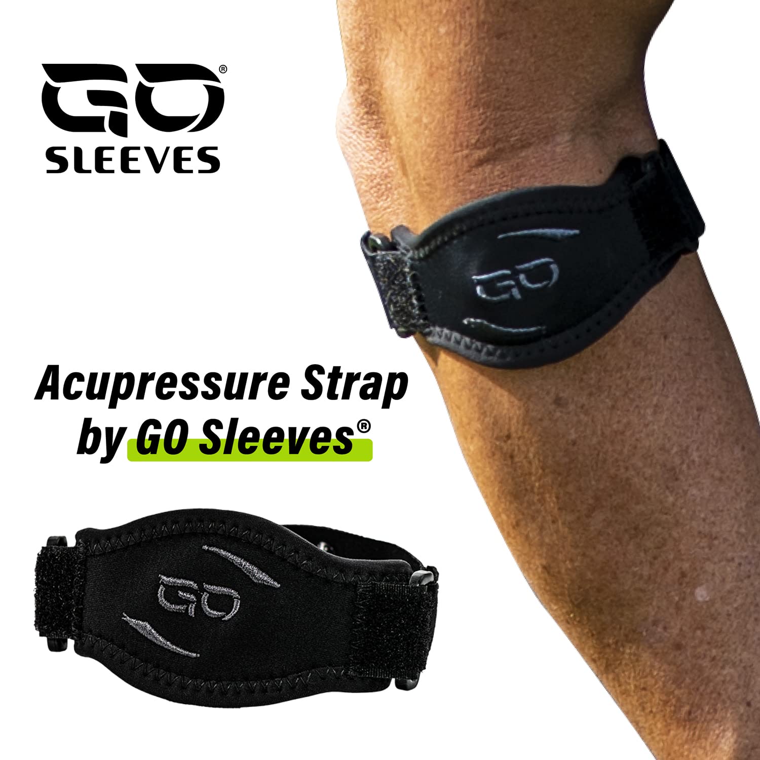 Brazalete de tenis, tendinitis y codos de tenis, para hombre y mujer, correa de codo de acupresión para tenis, golfistas, correa de alivio de antebrazos