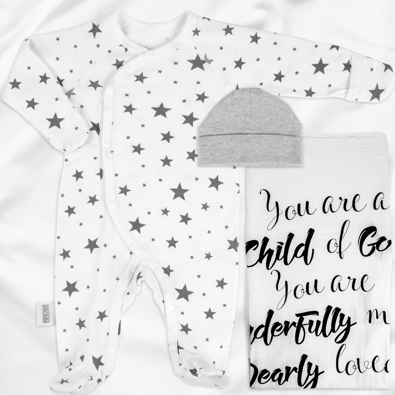 Ocean Drop 100 Cotton Baby Layette Set Baby Swaddle