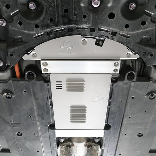 Miniatura 4 de Protección antirrobo para convertidor catalítico compatible con Toyota Prius Gen 4 2016-2022 de Miller CAT, escudo para gatos de acero inoxidable