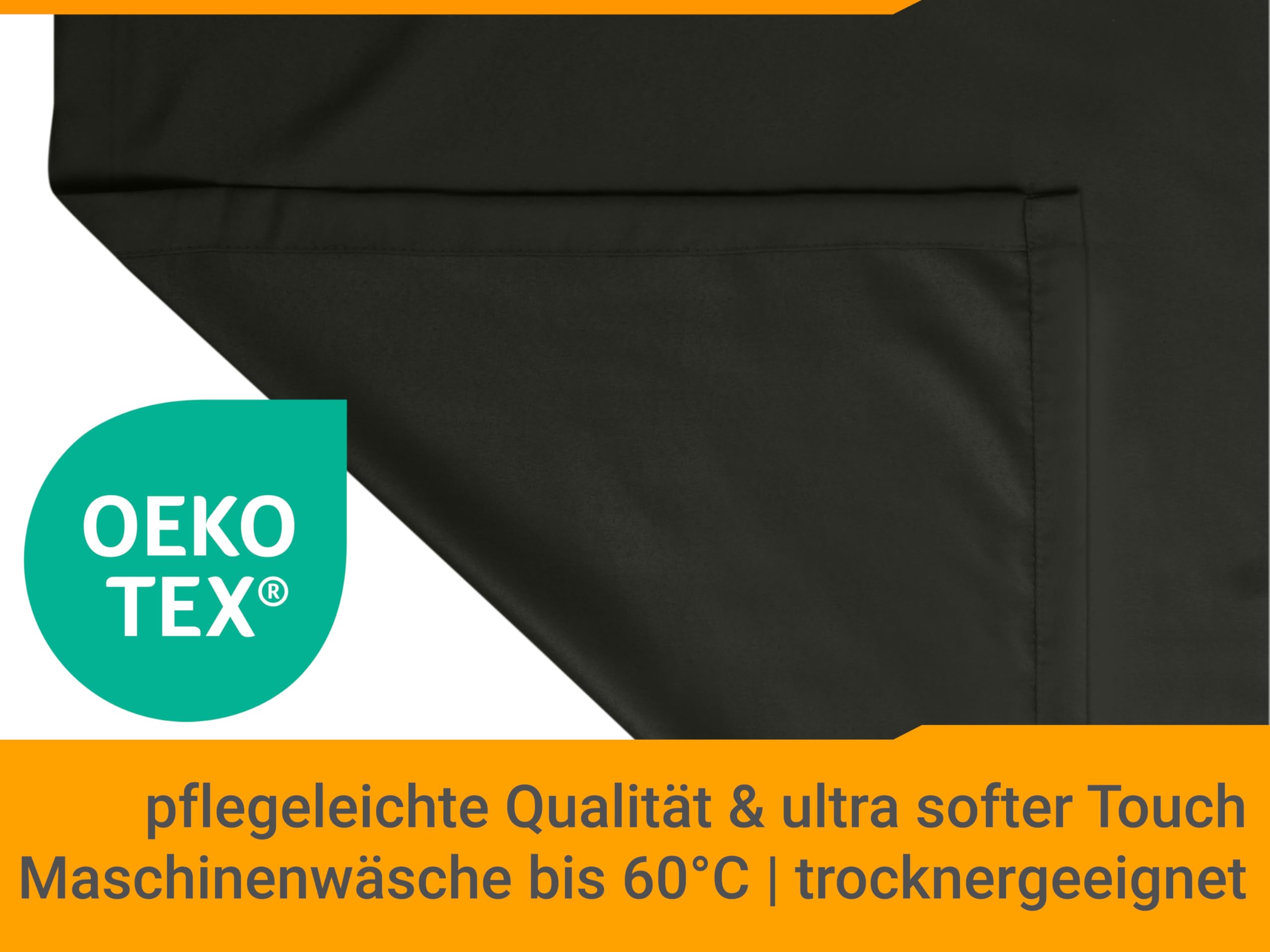 Rohi Zwart kingsize laken van microvezel - ultrazachte, duurzame en