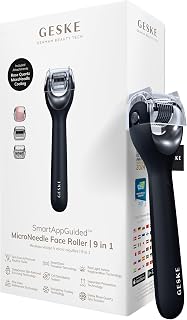 GESKE GESKE Microneedle - Rullo facciale 9 in 1, colore: Nero