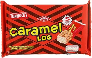 Tunnocks 5 Chocolate Caramel Logs - 1 Pack