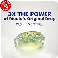 Vista 4 de Ricola MAX Nasal Care Cool Menthol Drops with Extra Menthol - Maximum Nasal Comfort and Sore Throat Relief for Cold & Flu Symptoms - 34 Count