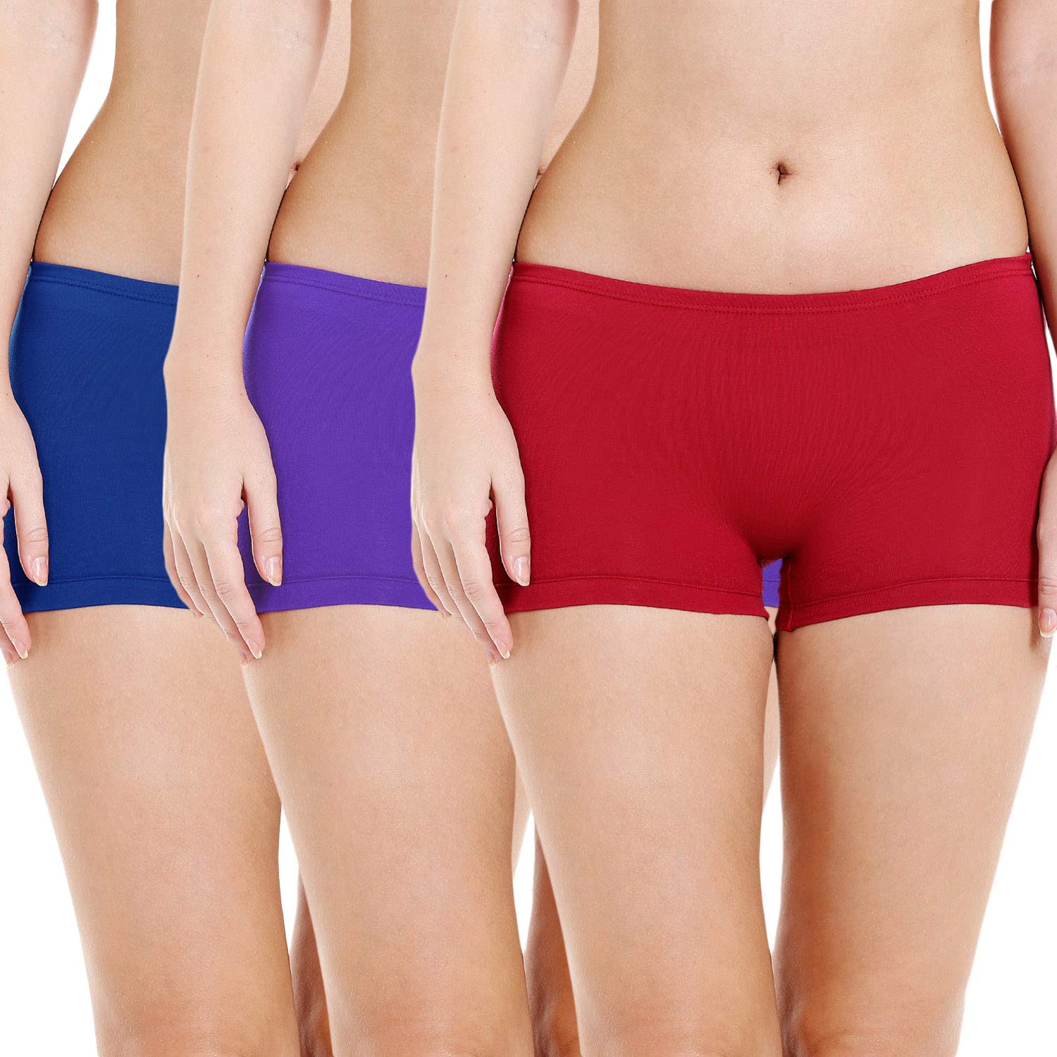 bodycare Women's Cotton Boy Shorts (Pack of 3)-picture-38