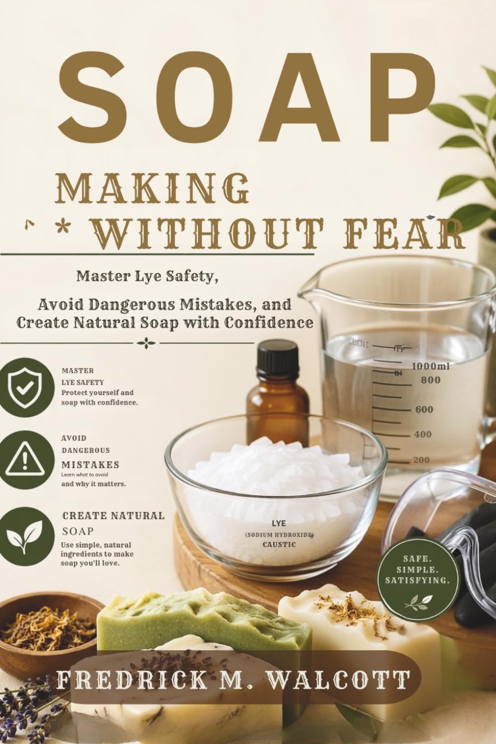 Soap Making Without Fear: Master Lye Safety, Avoid Dangerous Mistakes, and Create Natural Soap with Confidence
