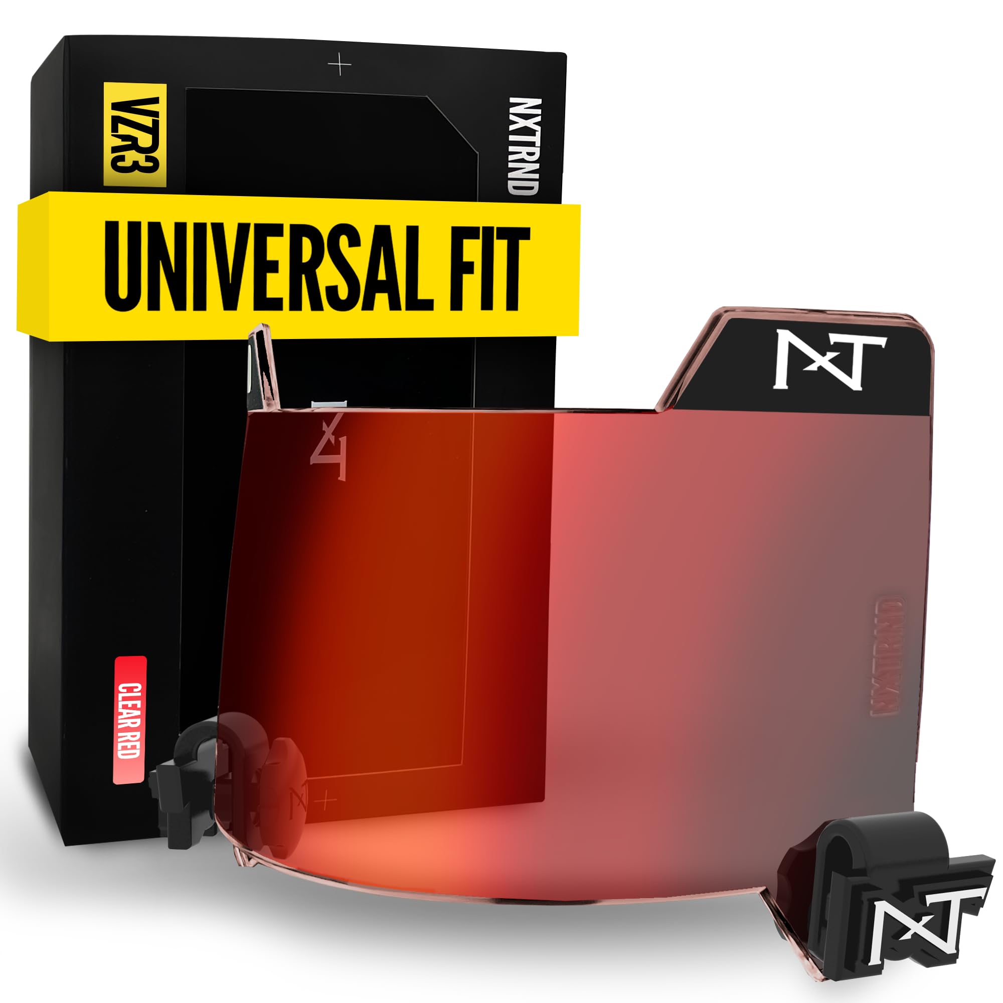 Nxtrnd VZR3 Football Visor, Curved Lens Technology, Fits Adult & Youth Football Helmets